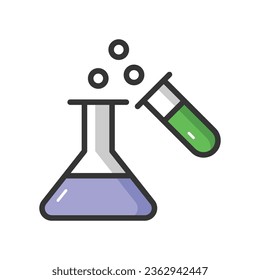 Lab research vector icon which can easily modify or edit

