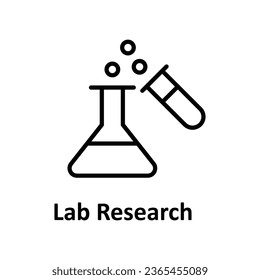 Lab research vector icon which can easily modify or edit

