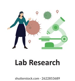 Lab research Vector illustration which can easily modify or edit which can easily modify or edit

