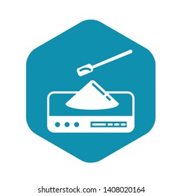 Lab scales icon. Simple illustration of lab scales vector icon for web design isolated on white background
