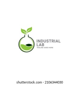 Lab Science and Research logo Design pharmaceutical Concept Template.