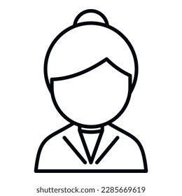 Lab scientist icon outline vector. Medical research. Science test