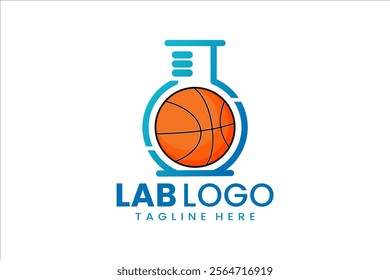Lab and sports logo combining precision and energy for diverse branding needs