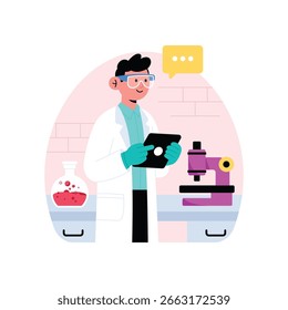 Ilustração do Lab Storage Vetor. Arquivo EPS 10
