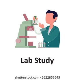 Lab study Vector illustration which can easily modify or edit which can easily modify or edit

