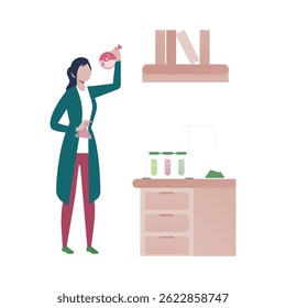 Lab study Vector illustration which can easily modify or edit which can easily modify or edit

