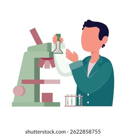 Lab study Vector illustration which can easily modify or edit which can easily modify or edit


