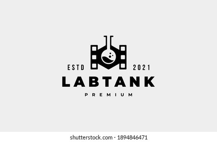 Labortank-Logo, Vektorgrafik