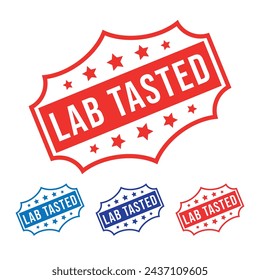 Lab Tasted Rubber stamp Design art Illustration 