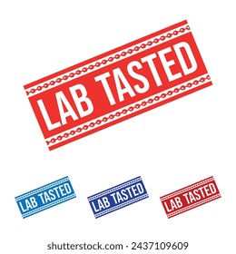 Lab Tasted Rubber stamp Design art Illustration 