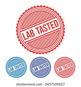 Lab Geschmack Gummi Stempel Design Art Illustration 