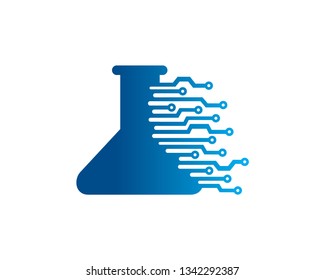 Lab Tech Logo Template, Icon, Symbol - Vector