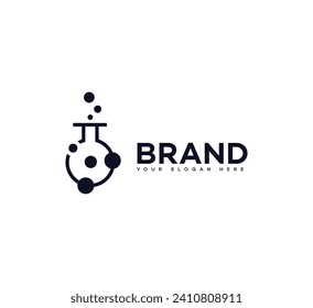 lab tech logo Vector Template