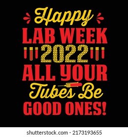 LAB TECHNICIAN TYPOGRAPHY T SHIRT DESIGN