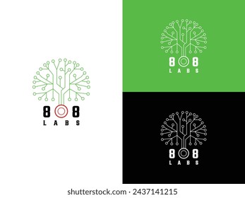 Lab technology tree logo designs
