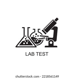 lab test icon , laboratory icon
