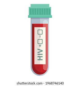 Lab test tube icon. Cartoon and flat of Lab test tube vector icon for web design isolated on white background