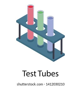 
Lab test tubes  isolated on white background 
