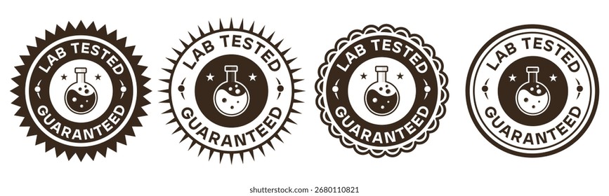 Coleta de adesivos de emblema de selos garantidos testados em laboratório