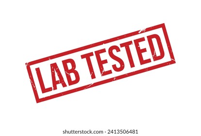 Lab Tested Rubber Stamp Seal Vector