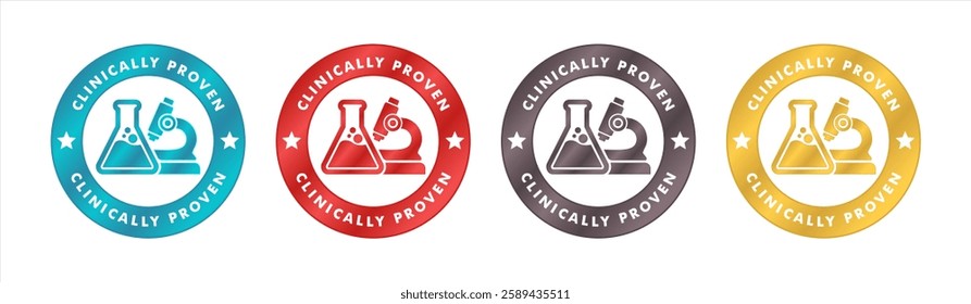 lab tested verified icon label for purity and potency labeling for safe products