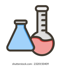 Lab Thick Line Filled Colors For Personal And Commercial Use.
