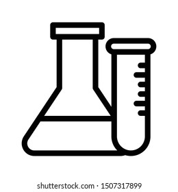 lab thin line vector icon