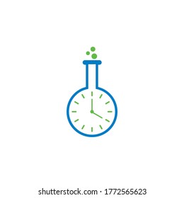 lab time logo , laboratory logo