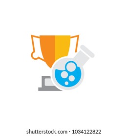 Lab Trophy Logo Icon Design