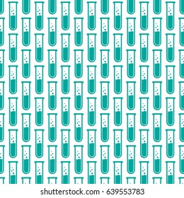 Lab Tube Icon pattern background