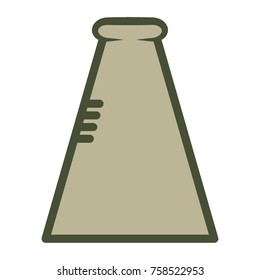 Lab tube vector icon