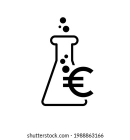 Lab tubes Vector icon illustration design