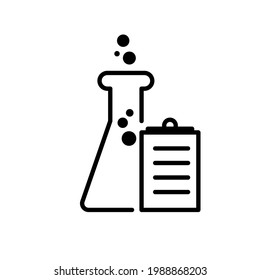Lab-Röhren-Vektorgrafik-Design
