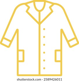 Lab Uniform vector icon. Can be used for printing, mobile and web applications.