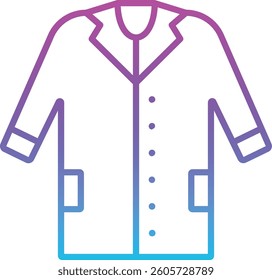 Lab Uniform vector icon. Can be used for printing, mobile and web applications.