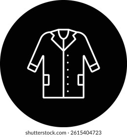 Lab Uniform vector icon. Can be used for printing, mobile and web applications.