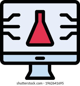 lab vector color line icon