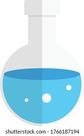 lab vector flat color icon