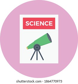 lab vector flat color icon