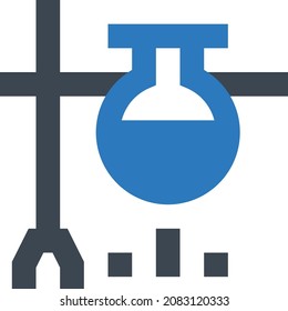 lab vector illustration isolated on a transparent background. glyph vector icons for concept or web graphics.