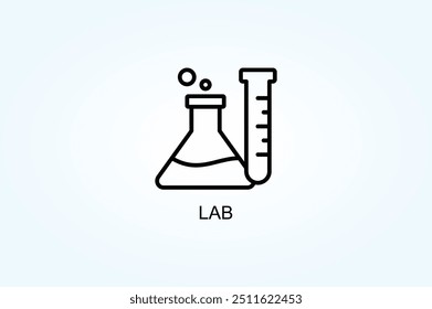 Lab Vector Or Logo Sign Symbol Illustration