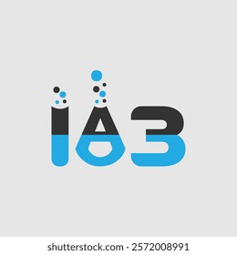 
Lab word mark logo with vector template design.