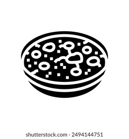 laba festival chinese holiday glyph icon vector. laba festival chinese holiday sign. isolated symbol illustration