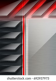 Label abstract and website elements.