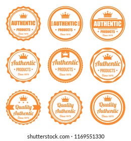 LABEL OF AUTHENTIC PRODUCTS