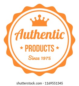 LABEL OF AUTHENTIC PRODUCTS