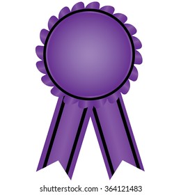 label , award with ribbons. Vector illustration.