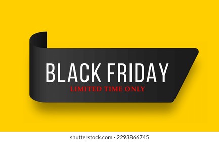 Label, badge for black Friday. Market sale tag, shopping sales sign label and promo marketing labels best price save coupon card.