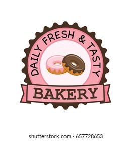 Label, banner, logo of the bakery