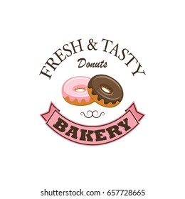 Label, banner, logo of the bakery